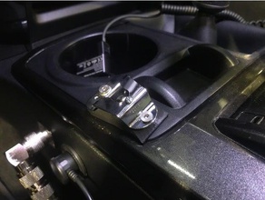 radio mic clip adesivo di montaggio - motorola hln9073b automotive 3d print model - Mito3D