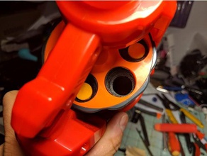 cycloneshock nerf blaster elite dart desplazamiento adaptador los juguetes juegos 3d print model - Mito3D