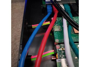 Lichtleiter-adapter für raspberry pi 3 model - Elektronik bitscope Klinge pmma 3d print model - Mito3D