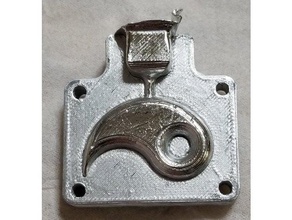 tin metal casting mold using pla magatama diy 3d print model - Mito3D