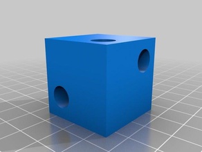joint 3 tiges filetées bricolage 3d print model - Mito3D
