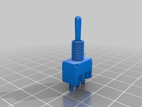 micro interrupteur de maquette l'électronique 3d print model - Mito3D
