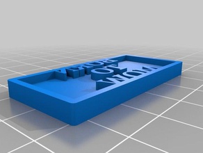 my customized custom stamp exchangeable textbtm office 3d print model - Mito3D