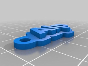 alp keychains customized 3d print model - Mito3D