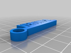 veronica Anahtarlık özelleştirilmiş 3d print model - Mito3D