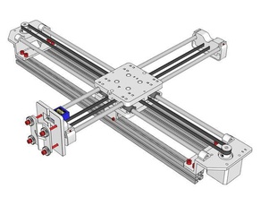 xy plotter de la máquina herramientas pen 3d print model - Mito3D