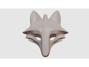 lobo colgante mejorado llaveros animal ornamentales 3d print model - Mito3D