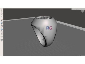 goku symbol ring 3d printing 3d print model - Mito3D