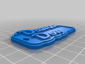 dawson dow i portachiavi personalizzato 3d print model - Mito3D