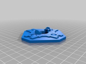 beyblade burst octagon disk 3d printer parts 3d print model - Mito3D