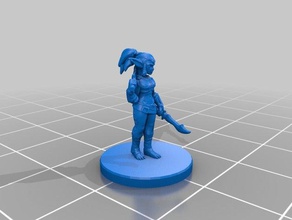 goblin rogue miniature toy game accessories 3dprintable dungeons dragons tabletop 3d print model - Mito3D