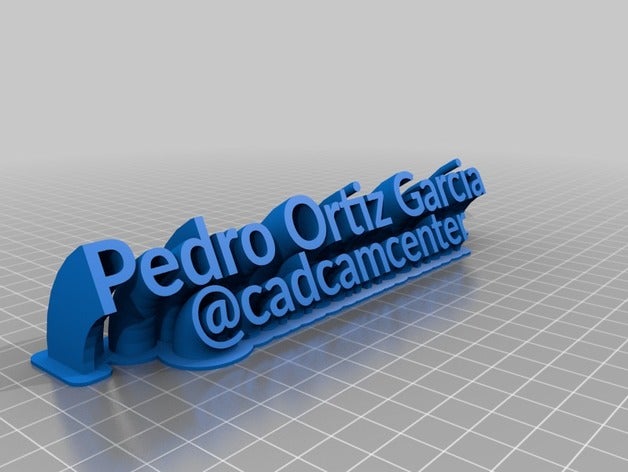 pedro ortiz garcia bureau de personnalisé 3D print model - Mito3D