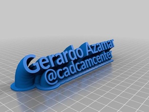 gerardo azamar office angepasst 3d print model - Mito3D