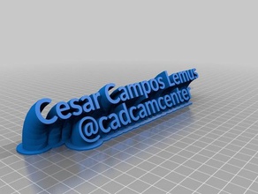 cesar campos lemus office customized 3d print model - Mito3D