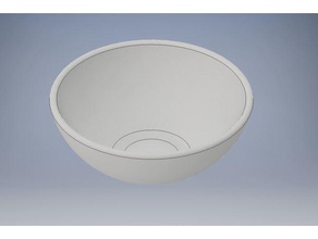 basic 7in bowl sculptures 3d print model - Mito3D