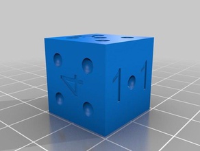 bir zar ölmek mick 3d print model - Mito3D