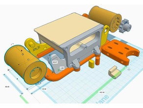 remix de lijado soporte motor v24a la máquina herramientas montaje del herramienta 3d print model - Mito3D