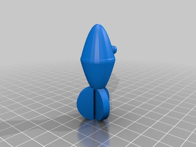 cohete nur 3d drucken 3D print model - Mito3D