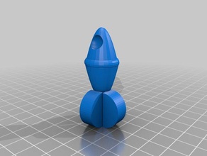 cohetede margarita 3d impressão 3d print model - Mito3D