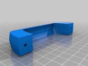 open drawer handle decor cabinet 3d print model - Mito3D
