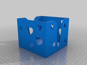 napkin holder 3d print model - Mito3D
