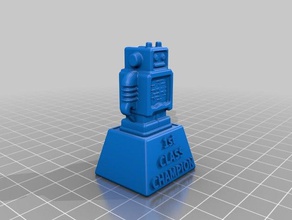 great robot race 1st class champion 3d printing tests customized 3d print model - Mito3D