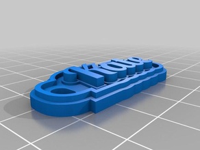 kate Schlüsselanhänger angepasst 3d print model - Mito3D