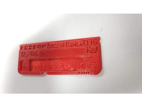 amazon basics petg red swatch 3d de l'imprimante accessoires personnalisé 3d print model - Mito3D