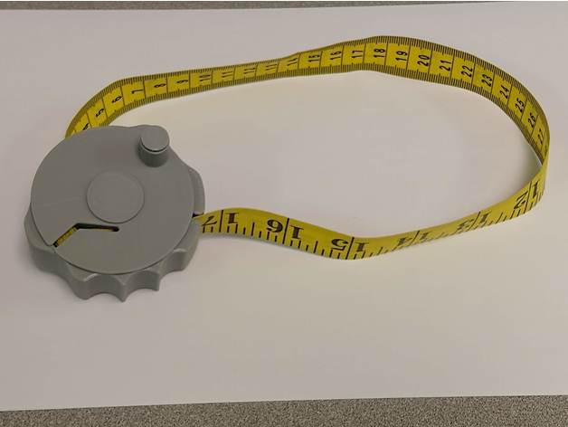morbido nastro in bobina mano strumenti panno righello fibra di vetro flessibile del la misurazione strumento misura cucire il 3D print model - Mito3D