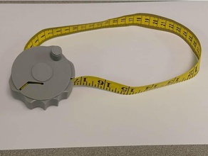 soft measuring tape reel hand tools cloth ruler fiberglass flexible measurement tool sewing 3d print model - Mito3D