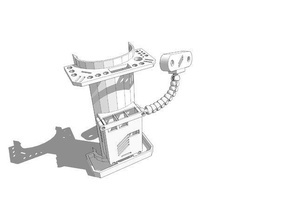 octopi tools camera holder flsun qq 3d printer accessories octoprint case 3d print model - Mito3D
