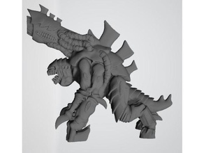 tyranid biovore 50mm tree supported 3d printing 3d print model - Mito3D