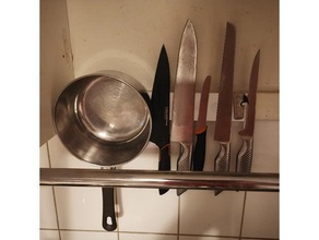 magnetic knife holder kitchen dining 3d print model - Mito3D