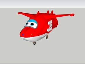 super wing Charakter - Spielzeug Spiel Zubehör 3d print model - Mito3D