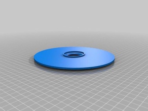 45rpm blank record disc made tinkercad aceatate 3d printing hgyuras2 vinyl 3d print model - Mito3D