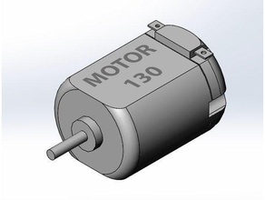motor 130 einfaches Modell rc Fahrzeuge Auto-motor micro micro-motor kleinen Spielzeug 3d print model - Mito3D