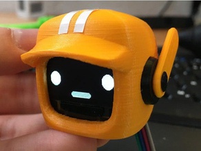 ldr little robot model robots head love death netflix orange prop 3d print model - Mito3D