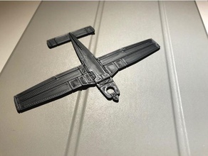 pa-28-Schlüsselanhänger Schlüsselanhänger Flugzeug pa28 3d print model - Mito3D