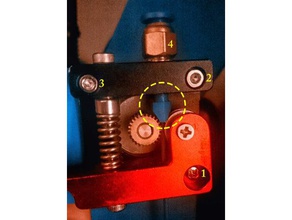 kleine filament-guide bowden-extruder 3d Drucker Teile c47 3d print model - Mito3D