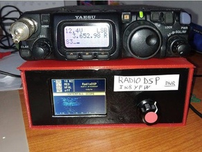radio dsp dnr - caixa eletrônica digital gabinete hamradio 3d print model - Mito3D