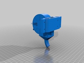 3ku impressora ventoinha difusor atualizado 3d extrusoras delta 3d print model - Mito3D