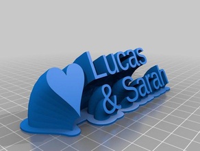 lucas sarah 2 office customized 3d print model - Mito3D