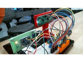 3dx motion sensor alarm project printing arduino breadboard buzzer lcd wires 3d print model - Mito3D