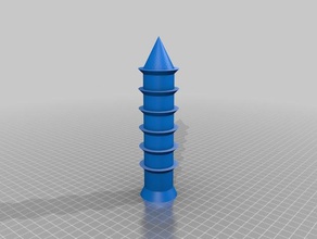 odd sci-fi tower thing sculptures art scifi todd weird 3d print model - Mito3D
