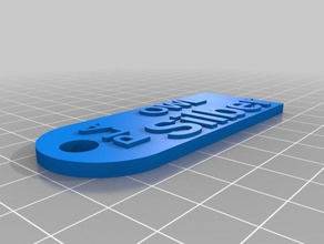 filament-Probe-tag owl pla silber 3d Drucker - Zubehör angepasst 3d print model - Mito3D