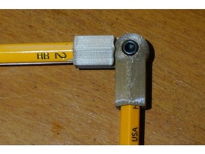matita congiunta con serratura vite m3 dado altri articolazione flessibile ad incastro multiuso tacca giunto universale 3d print model - Mito3D