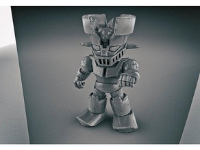 mazinger clean mesh toy game accessories rhino robots 3d print model - Mito3D