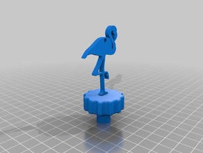 extruder knob flamingo 3d printer accessories 3d print model - Mito3D