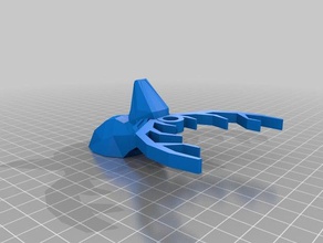 baja poli ciervo colgante los animales 3d print model - Mito3D