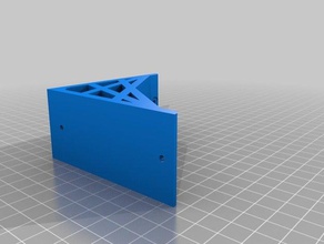 bracket square 90mm organization customized 3d print model - Mito3D